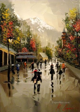 KG cityscape 09 Oil Paintings